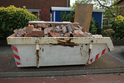 Professionals clearing a flat in Hoxton